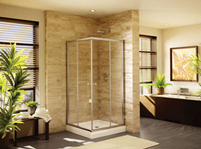 Associated Mirror and Shelving